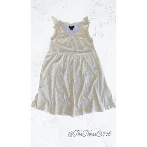 Girls Picapino Yellow and White Flower Dress NWOT Size 4 (Girls)